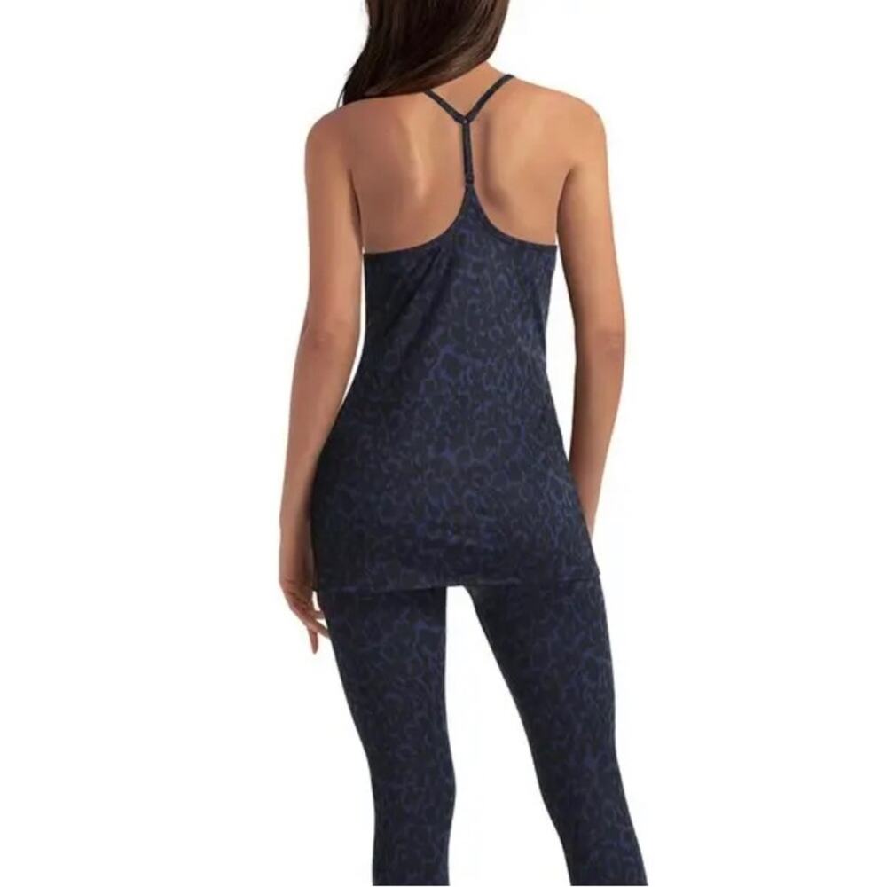 NWT H HALSTON Studio Black Y Back Tank Top Women’s